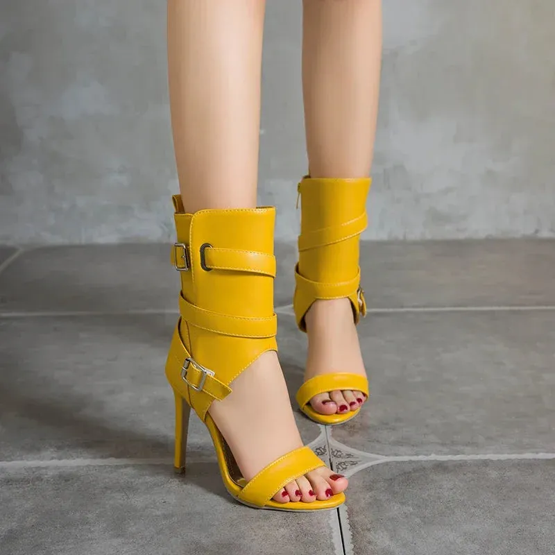 Party High Heels with T-strap Design