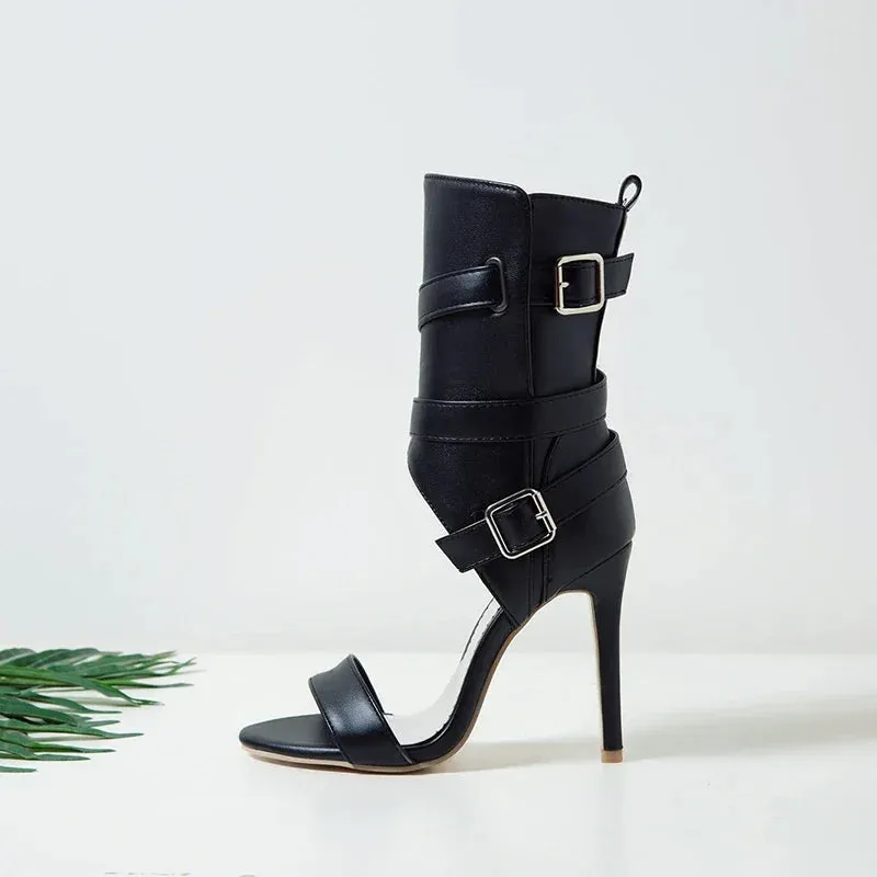 Party High Heels with T-strap Design