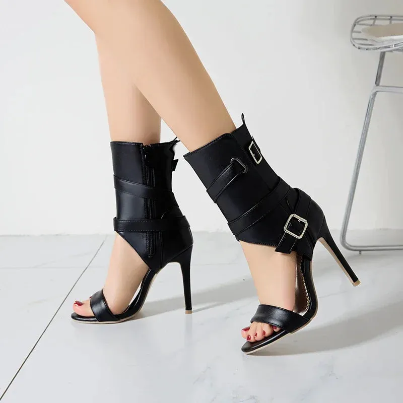 Party High Heels with T-strap Design