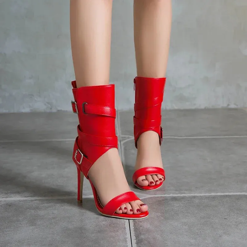Party High Heels with T-strap Design