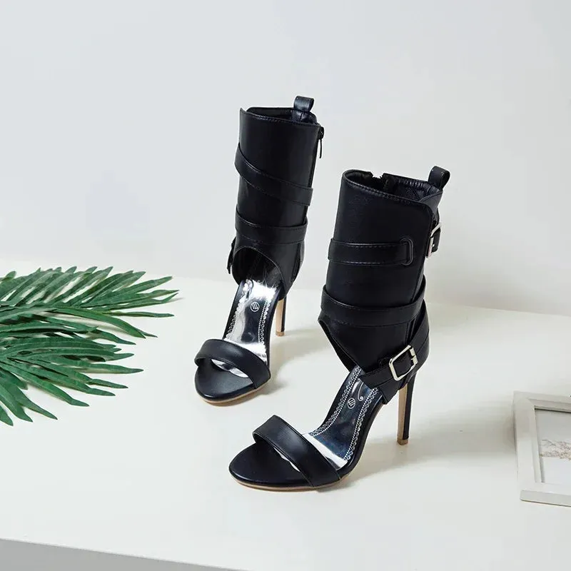 Party High Heels with T-strap Design