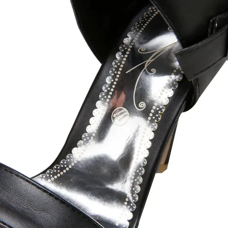 Party High Heels with T-strap Design