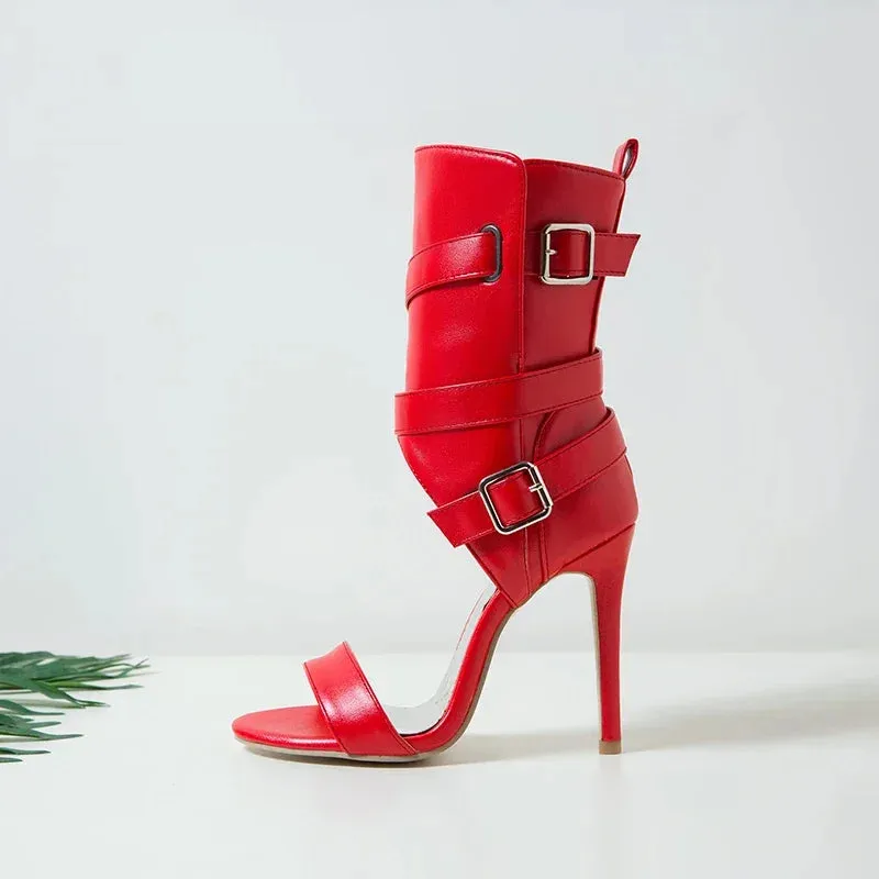 Party High Heels with T-strap Design
