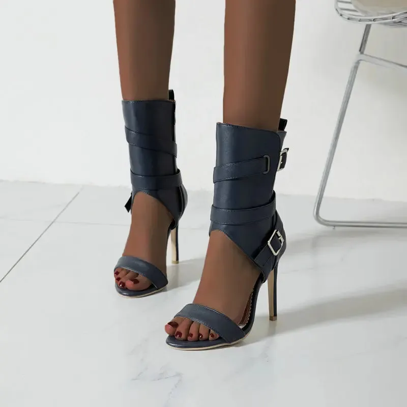 Party High Heels with T-strap Design