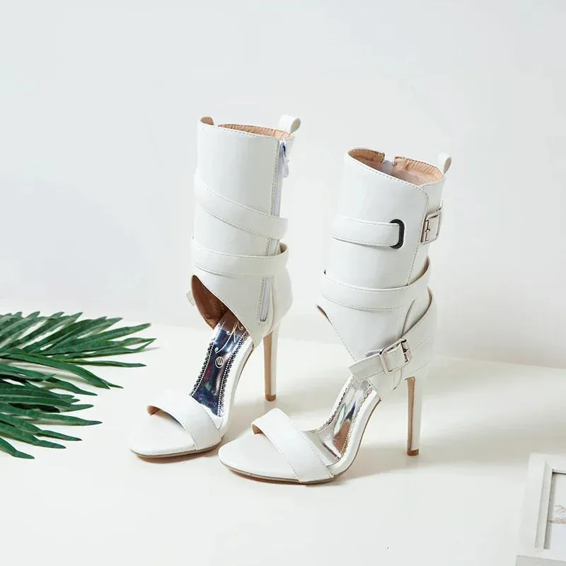Party High Heels with T-strap Design