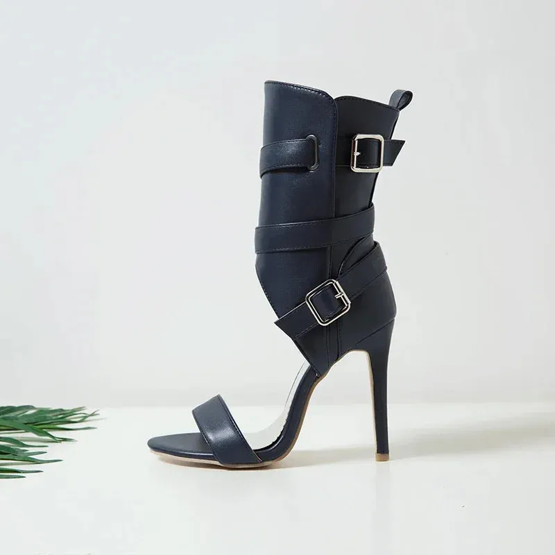 Party High Heels with T-strap Design