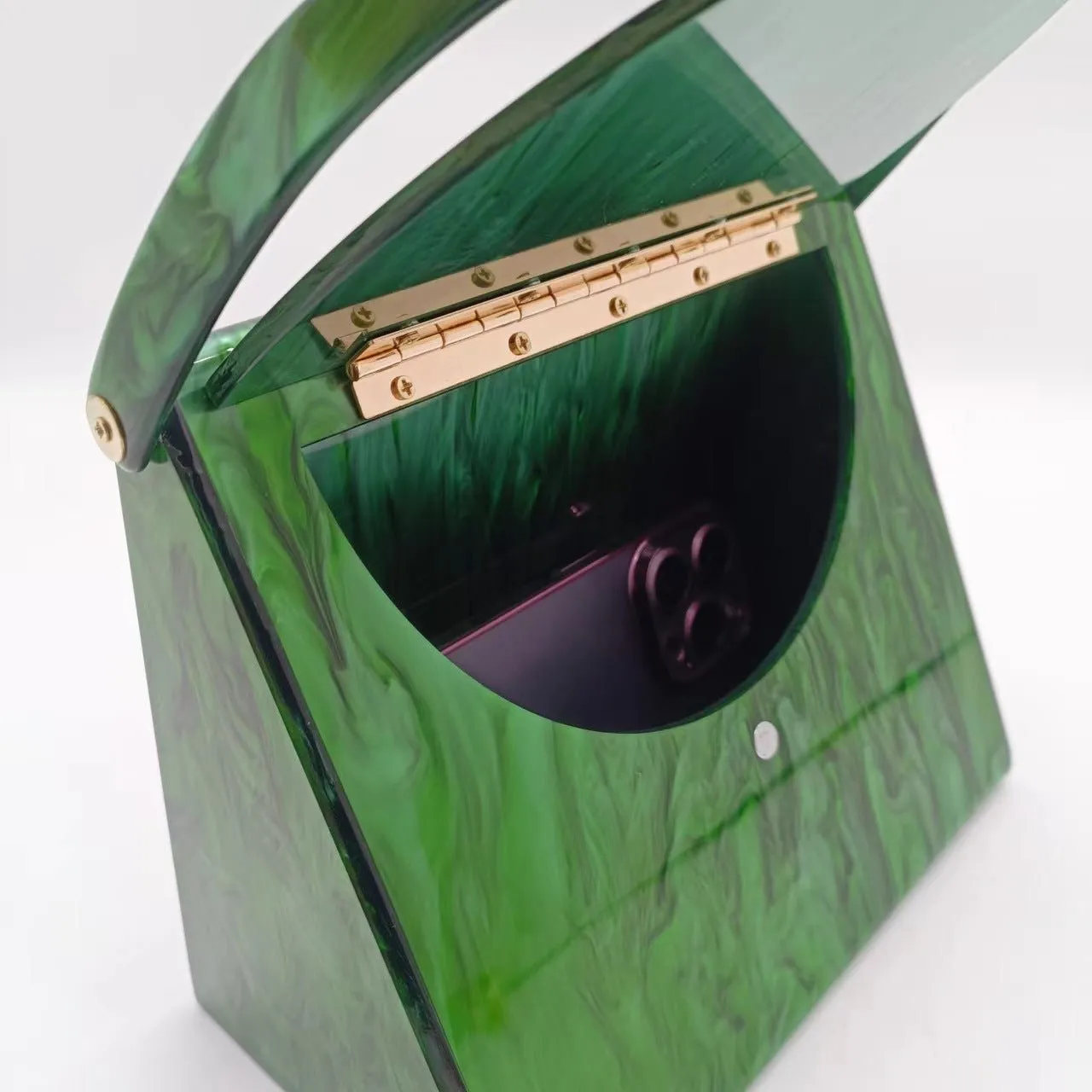 Pre Order:  Marbled Acrylic Handbag