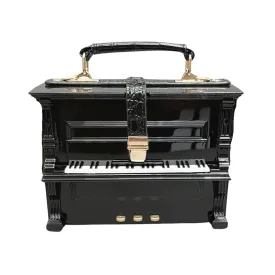 Pre Order:  Piano Top Handle Handbag
