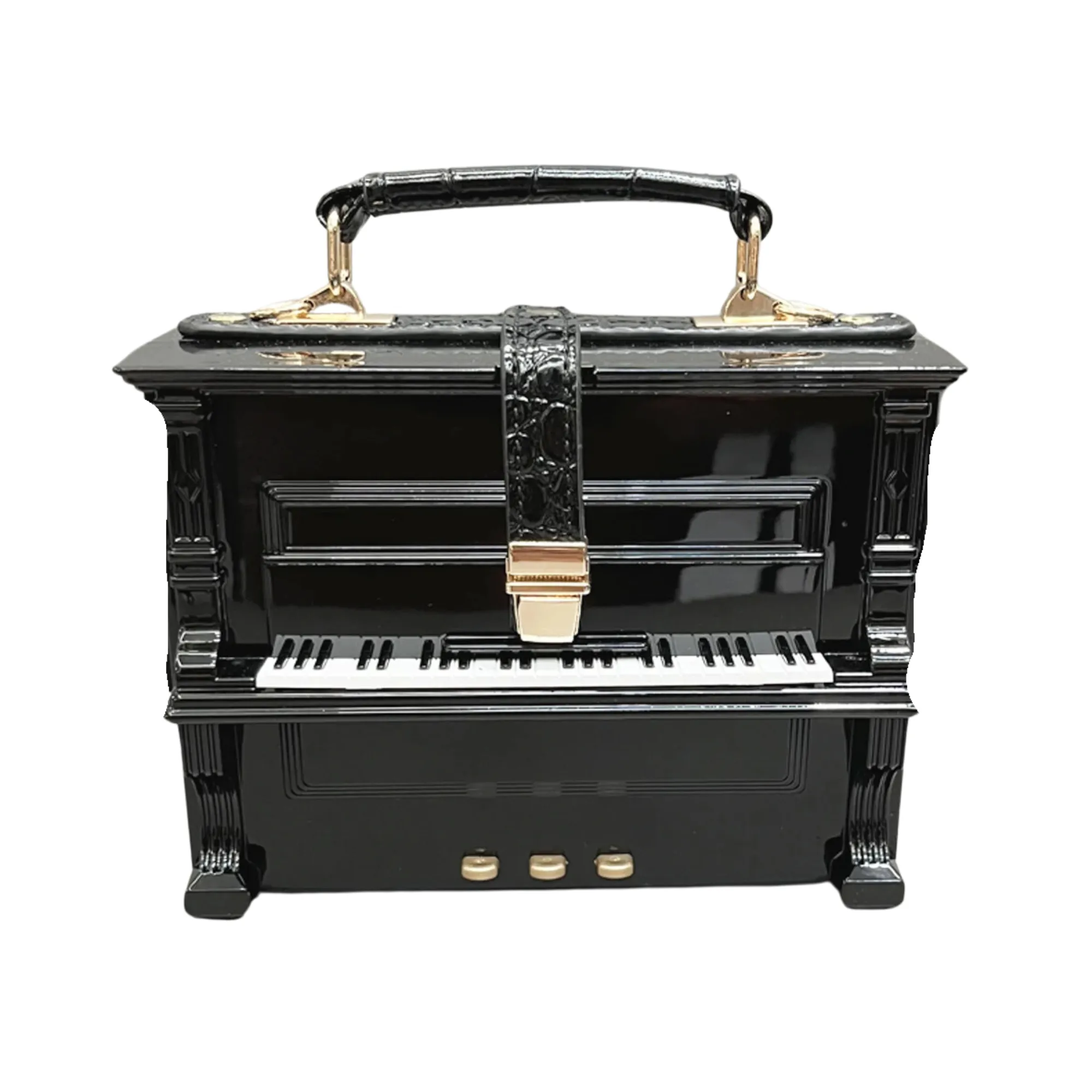 Pre Order:  Piano Top Handle Handbag