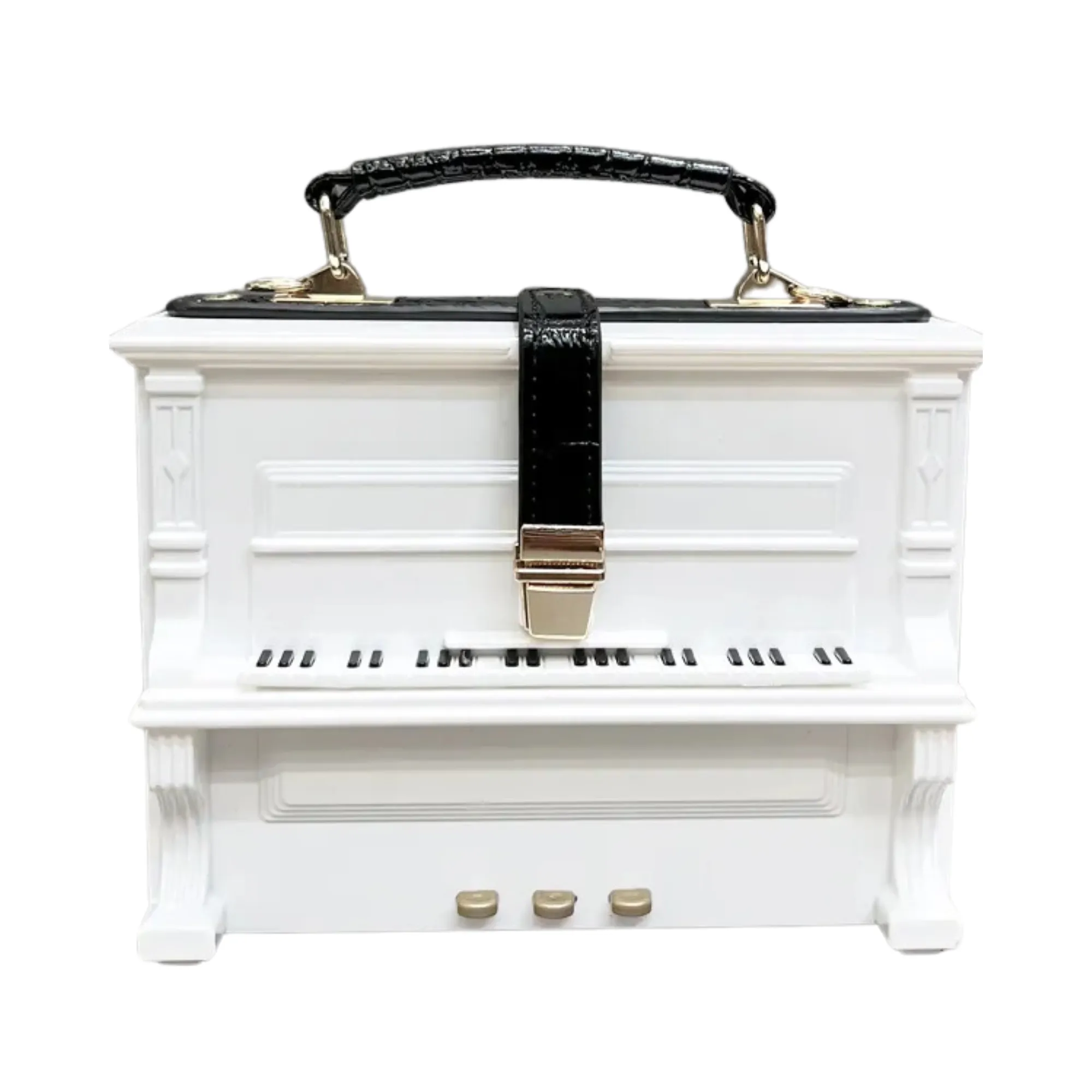 Pre Order:  Piano Top Handle Handbag