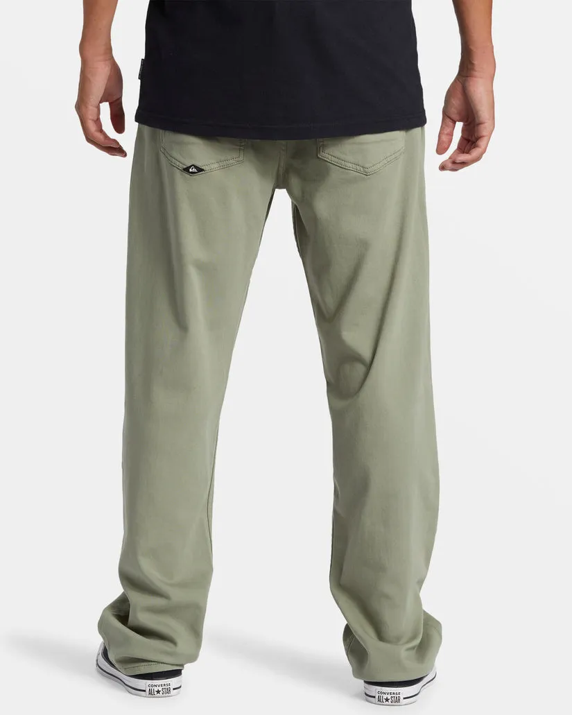Quiksilver Landers Far Out Straight Fit Pants - SEA SPRAY