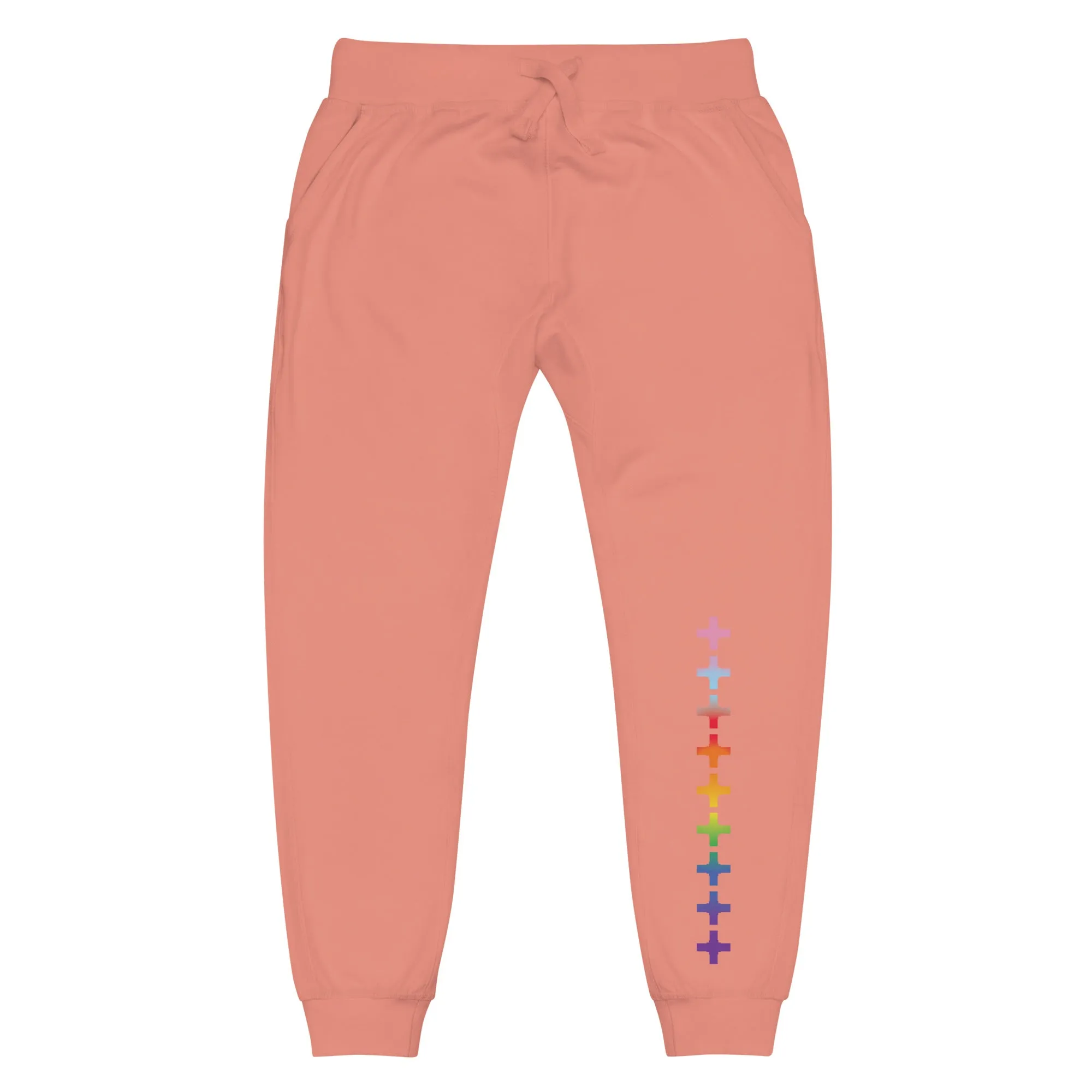   Rainbow Love Unisex Fleece Sweatpants