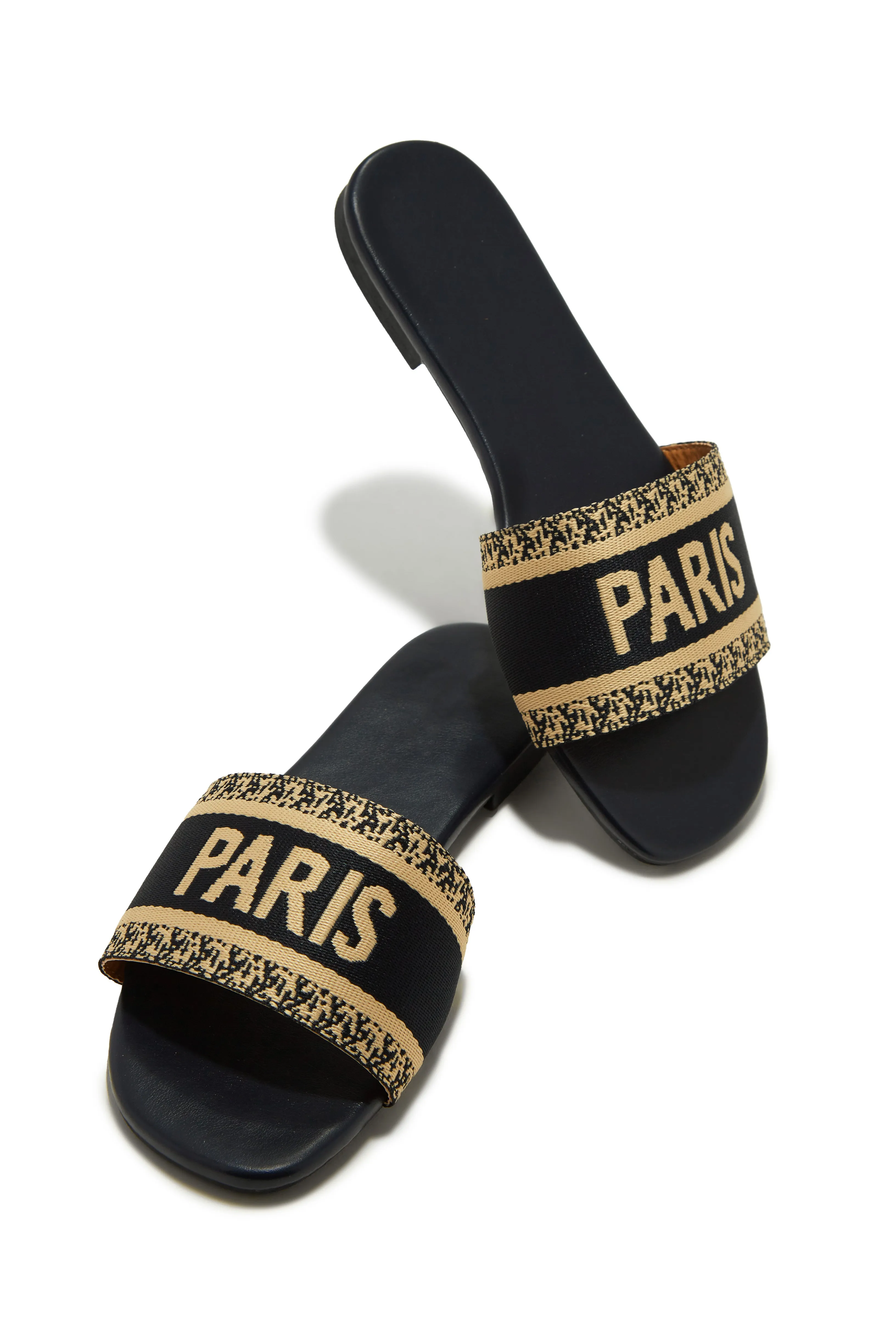 Resort Vacay Slip On Sandals - Blue