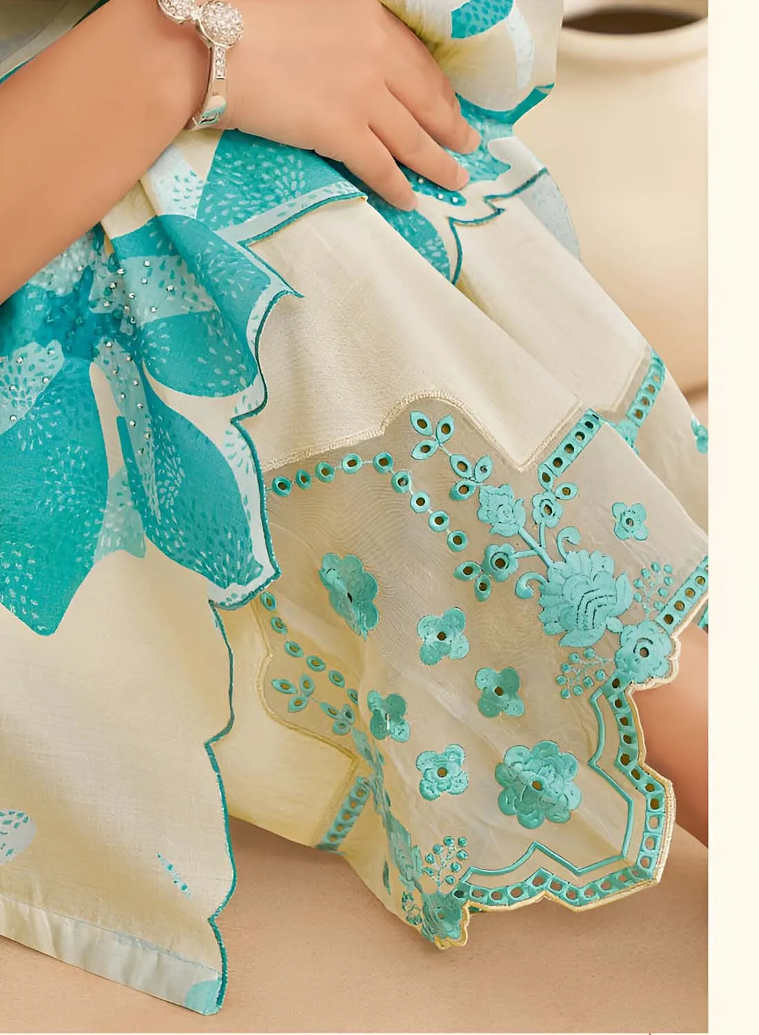 Sahiba Pure Cotton Printed Unstitched Suit Dress Material for Women