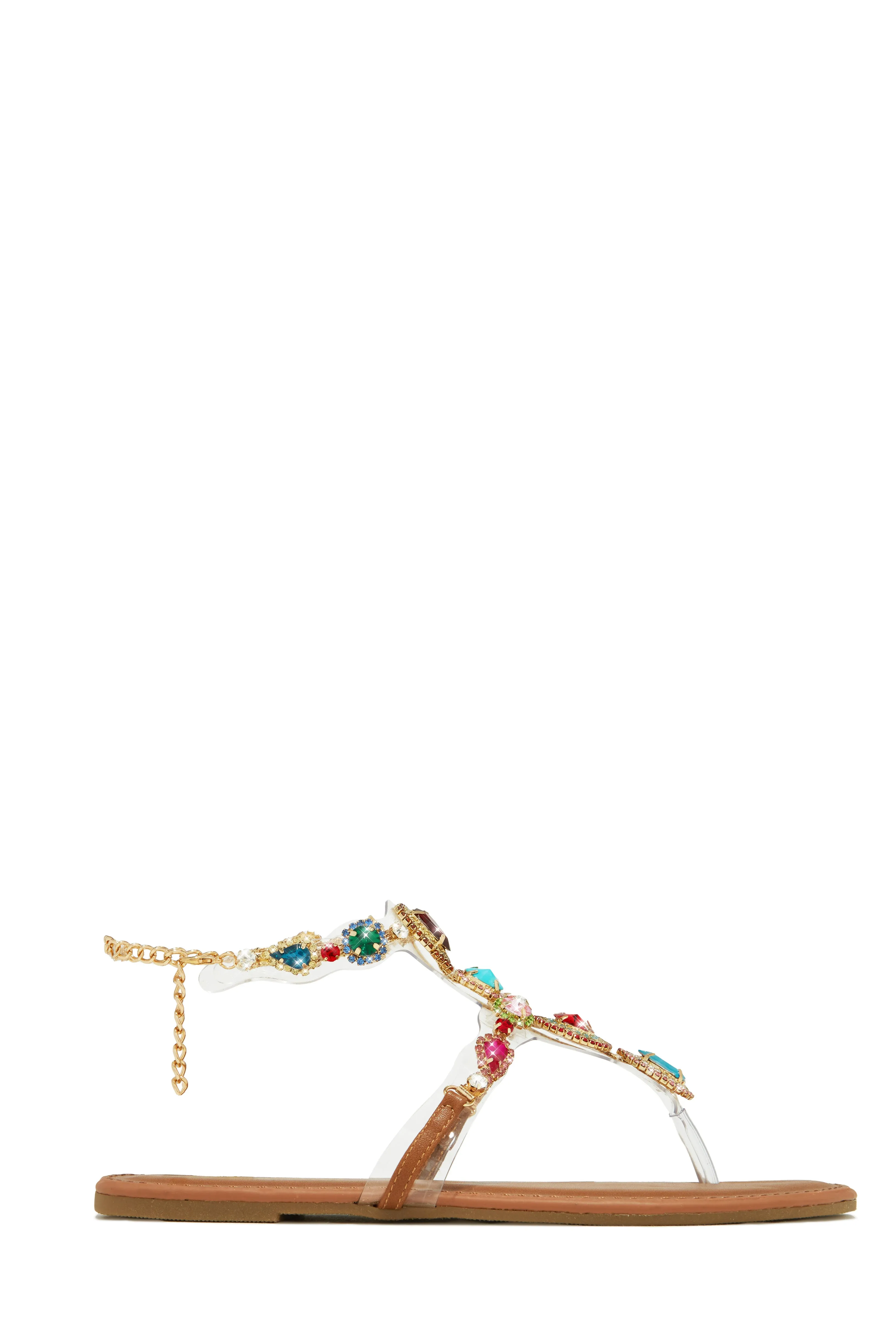 Sandra Embellished Sandals - Multi