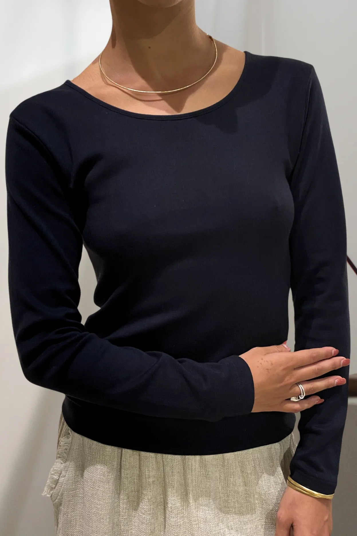Seamless Cotton Fleece Long SL