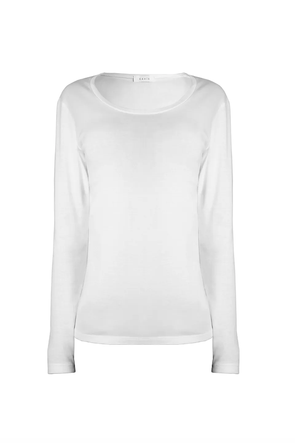 Seamless Cotton Scoop-Neck