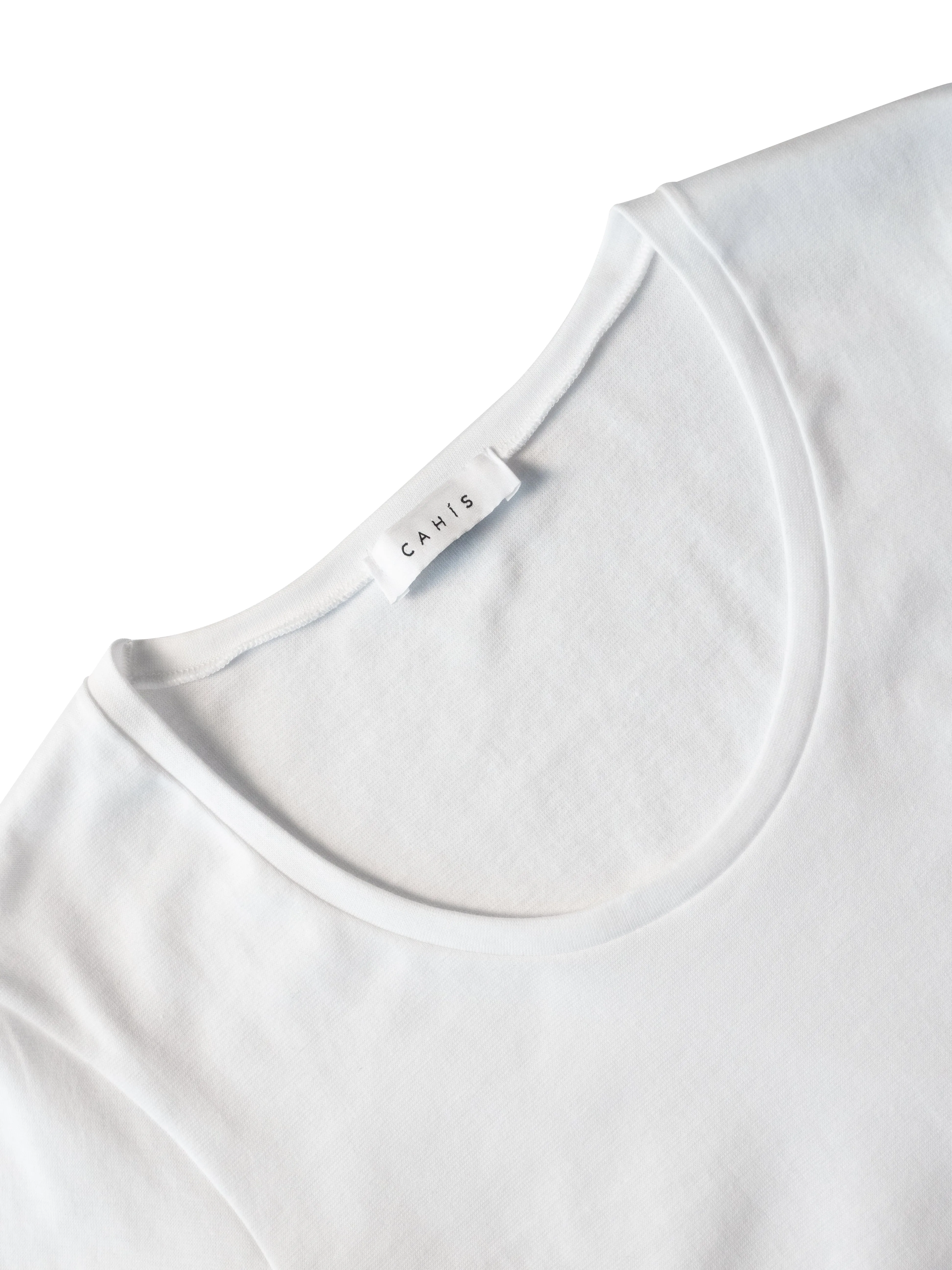 Seamless Cotton Scoop-Neck