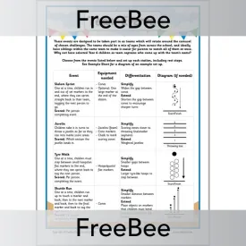 Sports Day Activities Ideas Pack