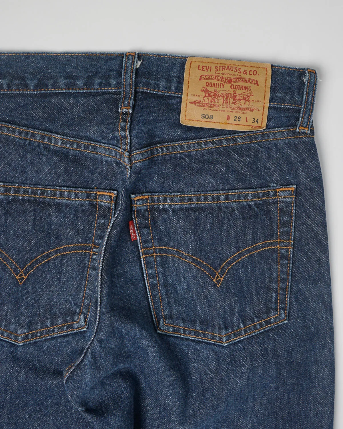 Straight Fit Denim Pants