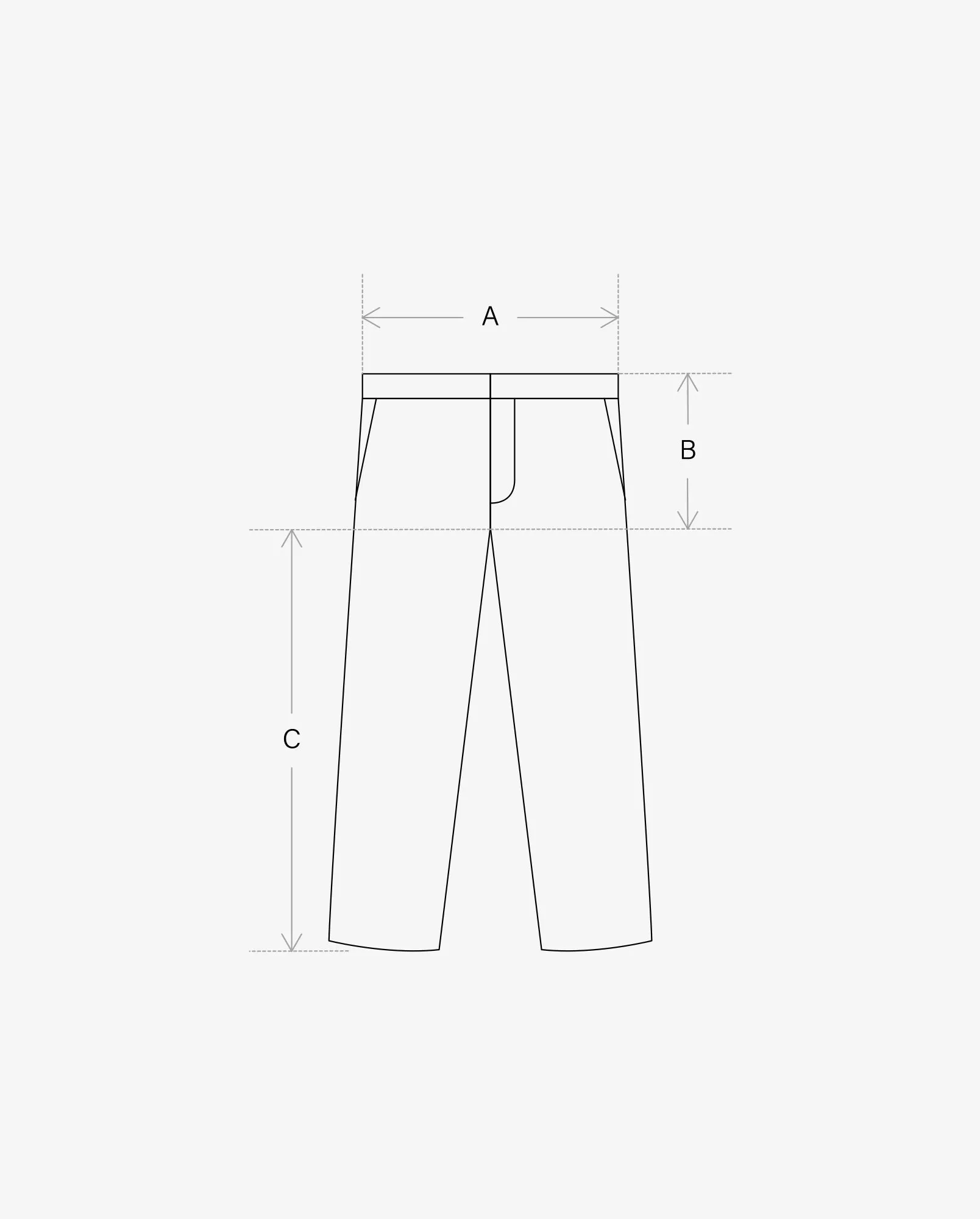 Straight Fit Denim Pants