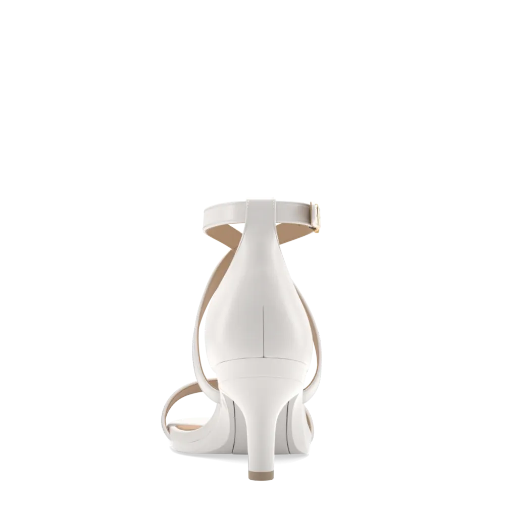 The Sandal - White   Stiletto Heel Kit 3 White