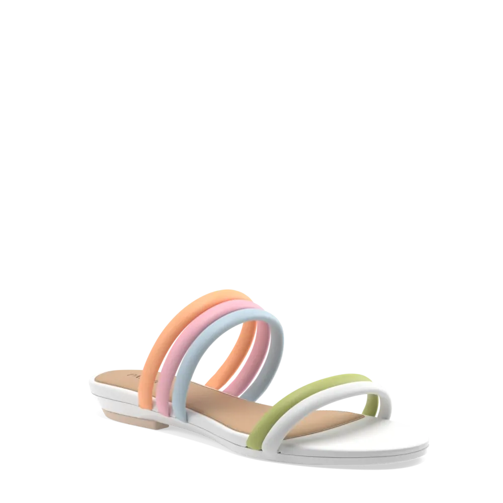 The Slide - White Multi Leather Rope 3 Block