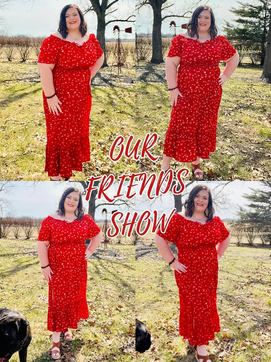 Theenkoln Womens Plus Size Dresses Floral Print Short Sleeve Square Neck Tie Front Slit Hem Maxi Dresses with Pockets
