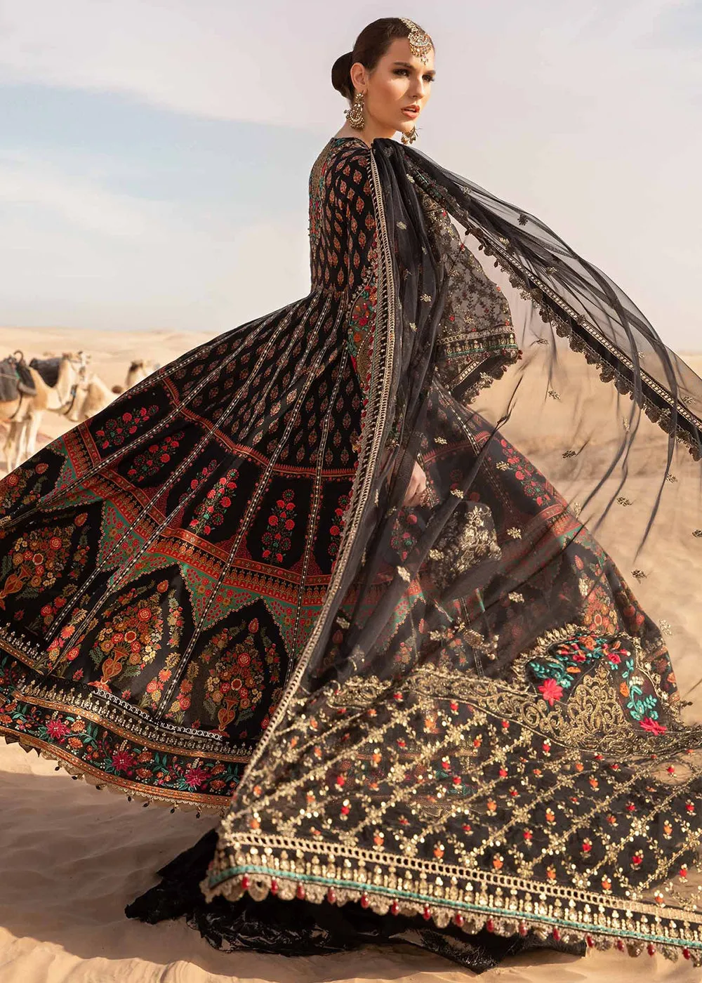 Unstitched Voyage a' Luxe Lawn '24 by Maria B | D-2413-B