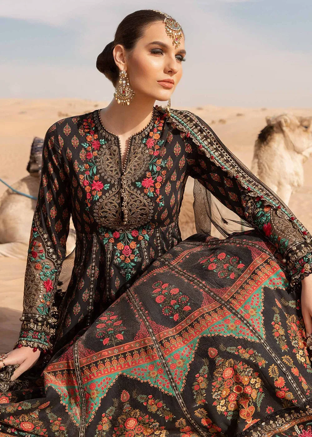 Unstitched Voyage a' Luxe Lawn '24 by Maria B | D-2413-B