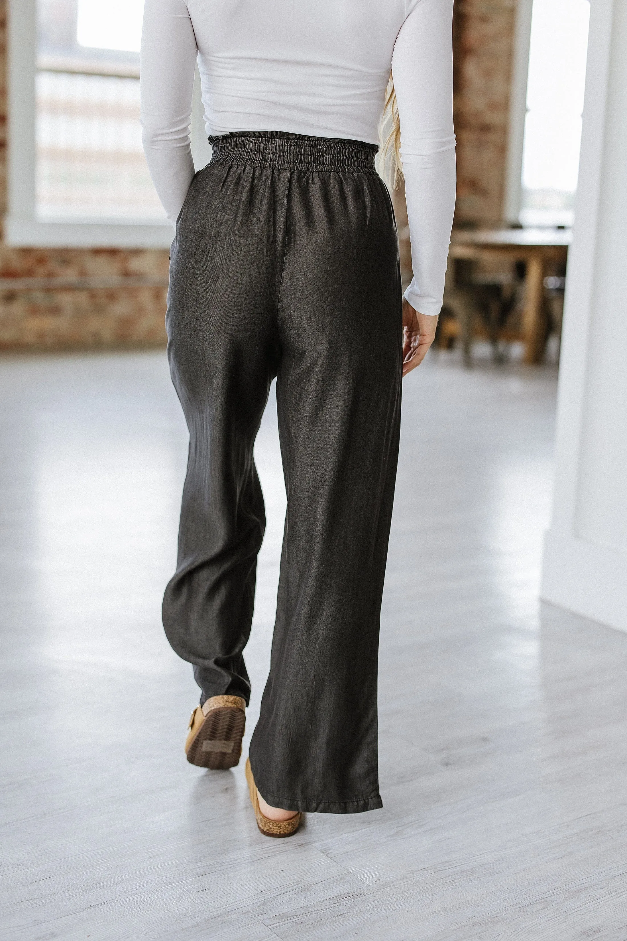 Walsh Smocked High Waist Wide Leg Jeans | S-2XL | PRE ORDER