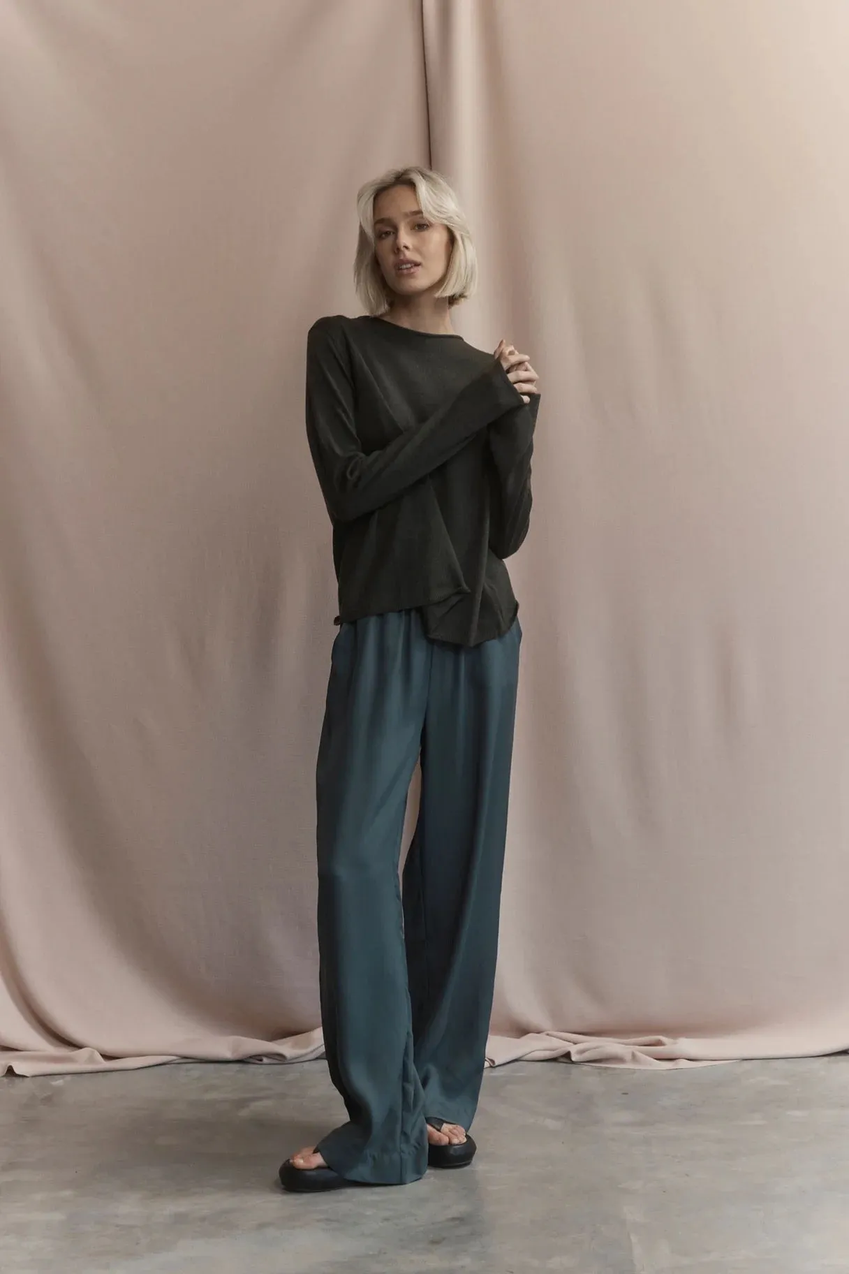 White By FTL Ivy Pant Forest